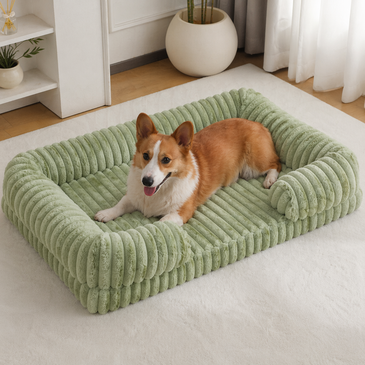 Orthopedic Memory Foam Dog Bed With Removable inner liner | Machine Washable Sleeping Bed